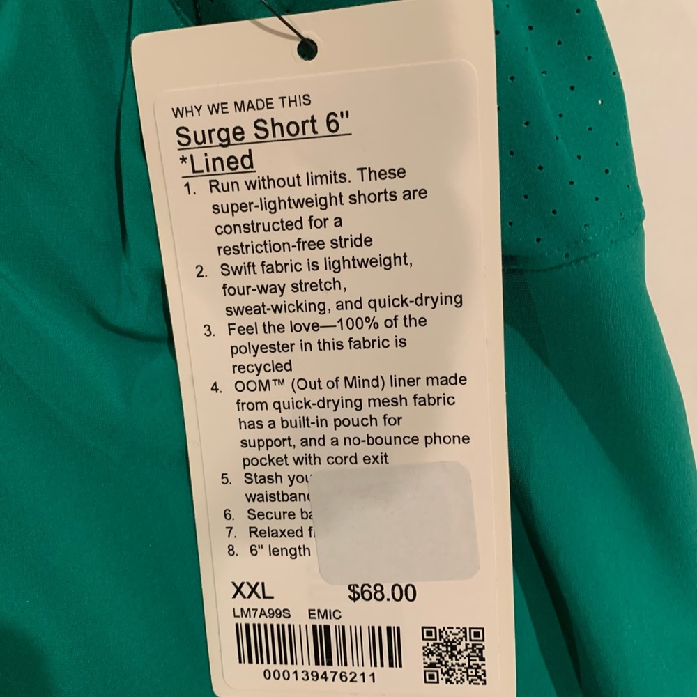 *Brand New Never Worn* Lululemon Shorts